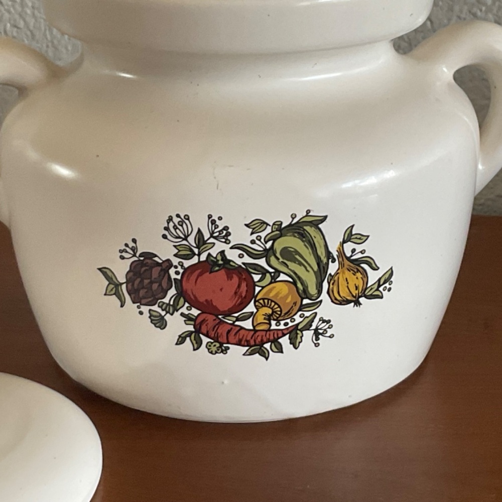 Vintage McCoy “Spice of Life” Bean Pot - Picture 3 of 8
